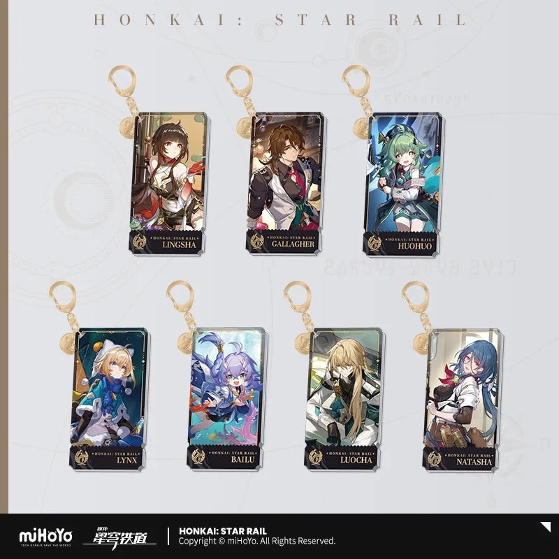 The Abundance Character Warp Artwork Acrylic Keychain (ONLINE ORDER ONLY)