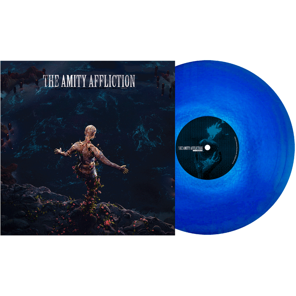 The Amity Affliction - Let The Ocean Take Me (Redux) (Indie Exclusive, White in Aqua Blue in Royal Blue Colored Vinyl) [Vinyl] (ONLINE ORDER ONLY)