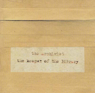 THE ARCHIVIST - The Keeper Of The Library [CD] (ONLINE ORDER ONLY)