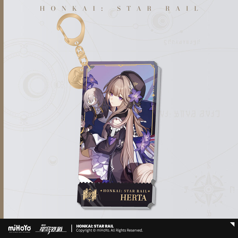 The Erudition Character Warp Artwork Acrylic Keychain (ONLINE ORDER ONLY)