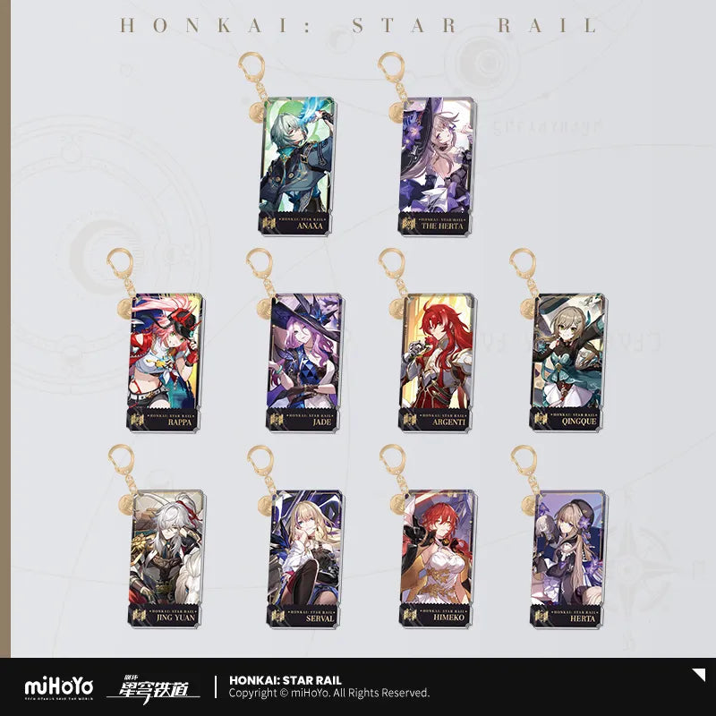 The Erudition Character Warp Artwork Acrylic Keychain (ONLINE ORDER ONLY)