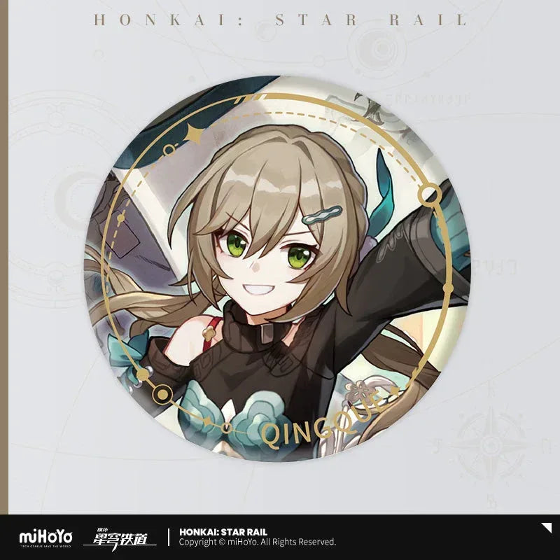 The Erudition Character Warp Artwork Tinplate Badge (ONLINE ORDER ONLY)