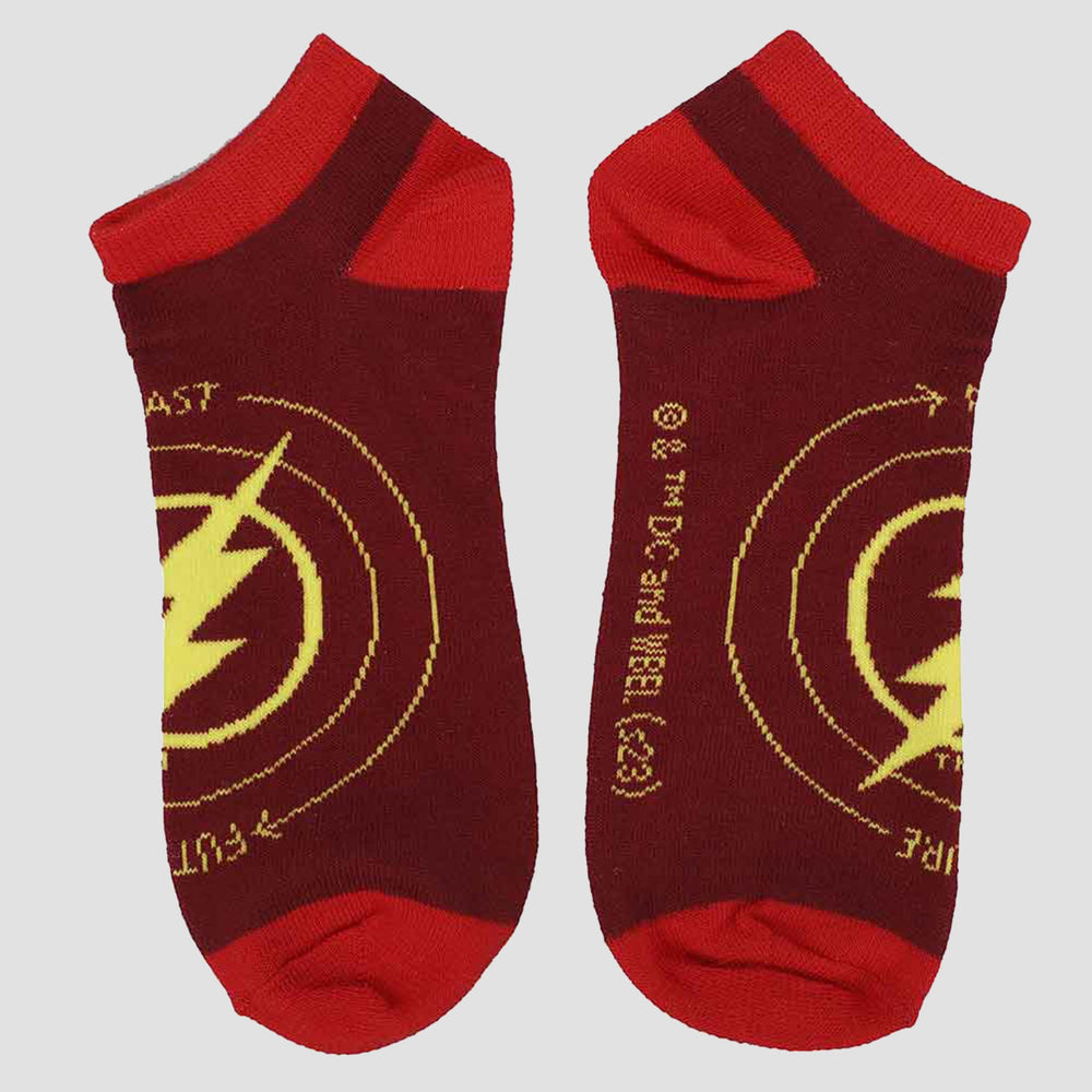 The Flash: Worlds Collide 5-Pack Women's Ankle Socks (Online Order Only)