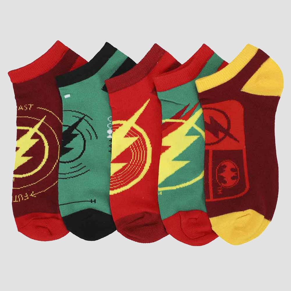The Flash: Worlds Collide 5-Pack Women's Ankle Socks (Online Order Only)