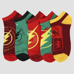 The Flash: Worlds Collide 5-Pack Women's Ankle Socks (Online Order Only)