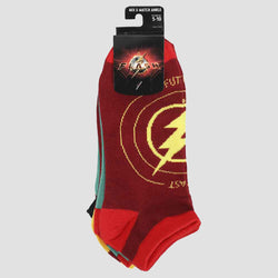 The Flash: Worlds Collide 5-Pack Women's Ankle Socks (Online Order Only)