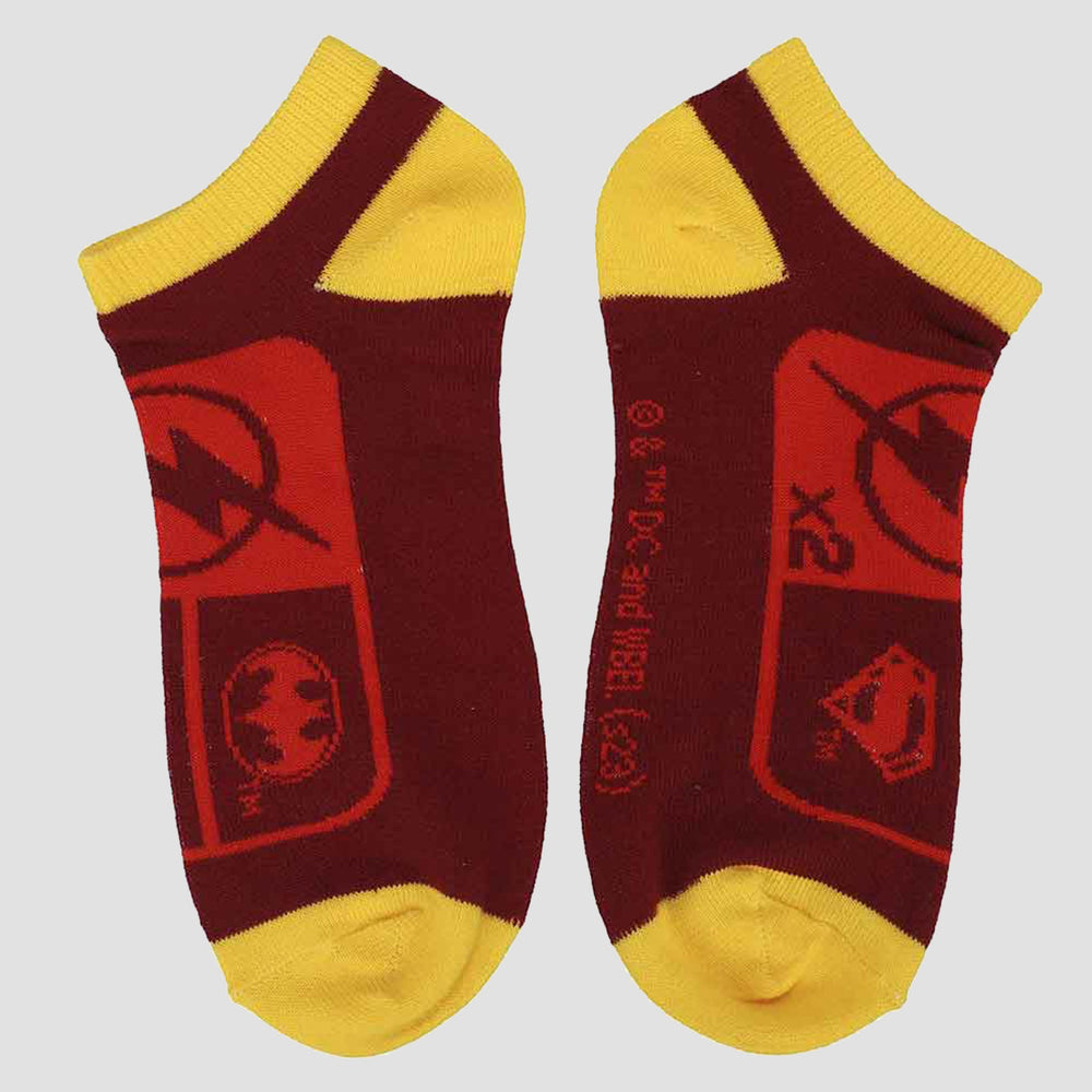 The Flash: Worlds Collide 5-Pack Women's Ankle Socks (Online Order Only)
