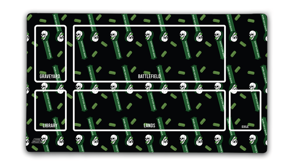The Grim Pez Dispenser Learn to Play MTG Playmat (ONLINE ORDER ONLY)