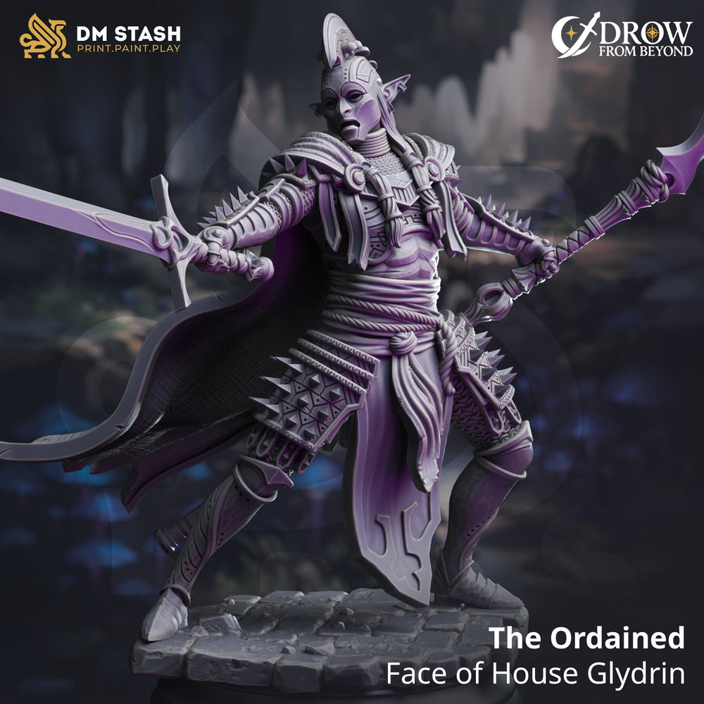 The Ordained, Face of House Glydrin (Drow Gladiator) (ONLINE ORDER ONLY)