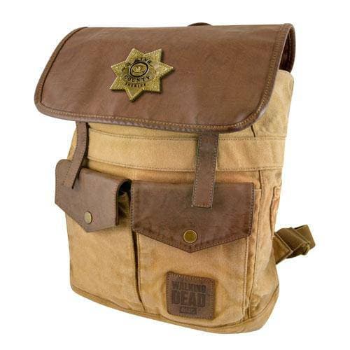 The Walking Dead Sheriff Rick Grimes' Desert Brown Backpack (ONLINE ORDER ONLY)