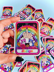 The Finger Tarot Card Sticker (Online Order Only)