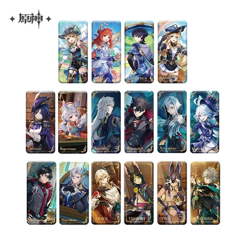 Genshin Impact Theme Series Character Square Badge (ONLINE ORDER ONLY)