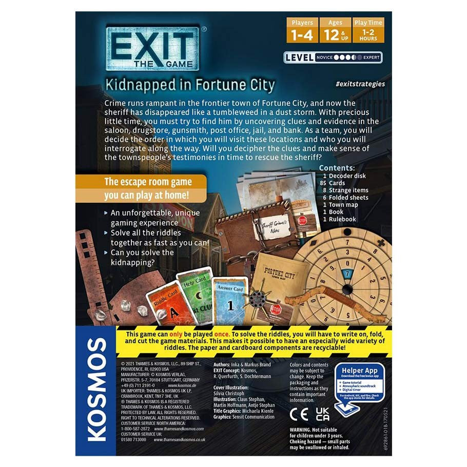 EXIT: Kidnapped in Fortune City (ONLINE ORDER ONLY)