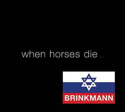 THOMAS BRINKMANN - When Horses Die [CD] (ONLINE ORDER ONLY)