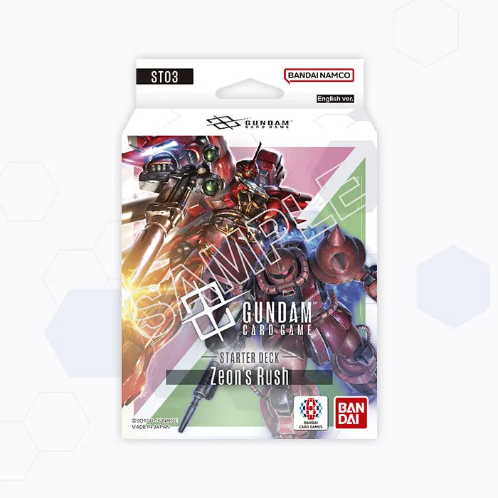 Starter Deck 03: Zeon's Rush Display (ONLINE ORDER ONLY)