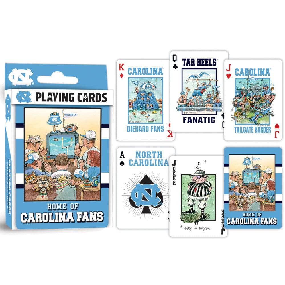 UNC Tar Heels Fan Deck Playing Cards - 54 Card Deck (ONLINE ORDER ONLY)
