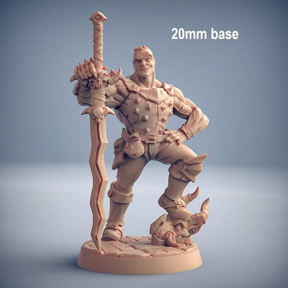 Tino Kobold-Bane (Male Human Barbarian) (Online Order Only)