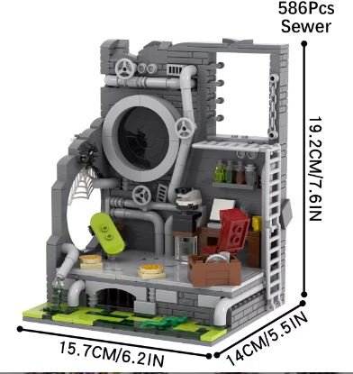 TMNT Sewer playset with figures included (Online Only)