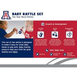 Arizona Wildcats - Baby Rattles 2-Pack (ONLINE ORDER ONLY)