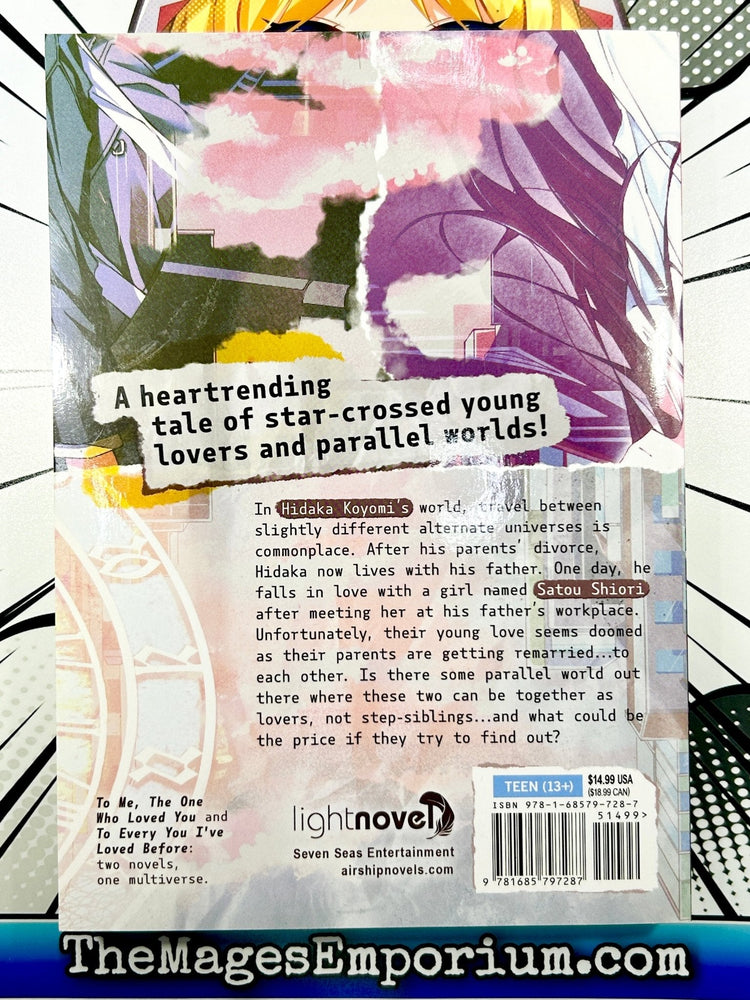 To Me, The One Who Loved You Light Novel (Online Order Only)