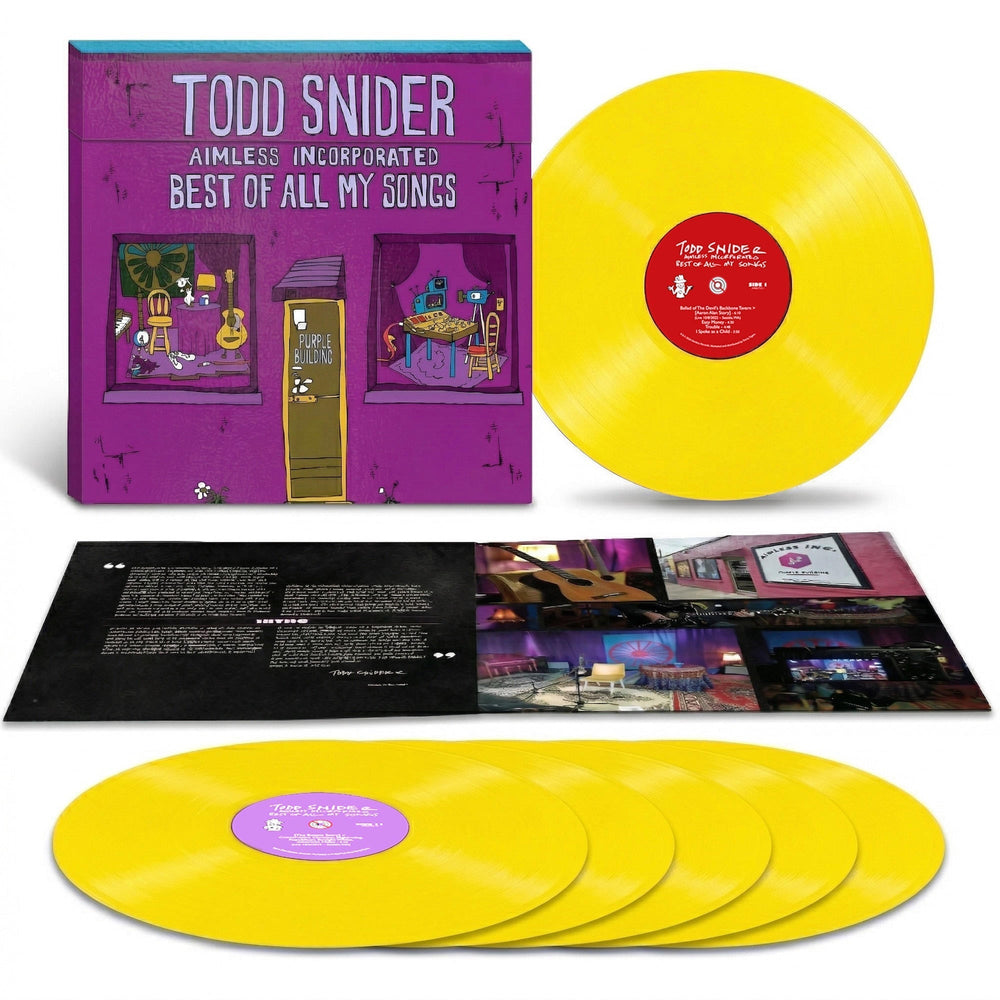 Todd Snider - Best Of All My Songs (Indie Exclusive Box Set) [Yellow Vinyl] [6LP] [Vinyl]