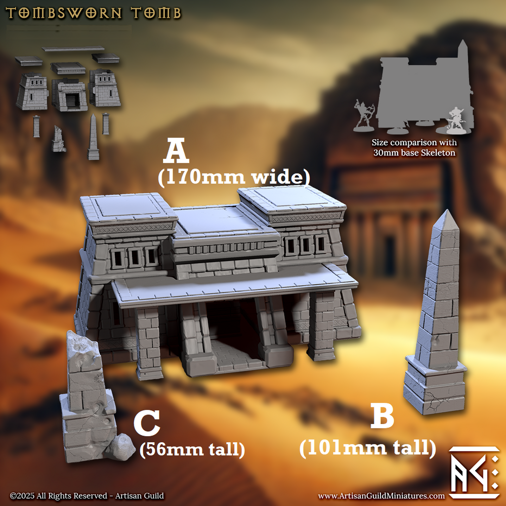 Tombsworn Desert Tomb (Terrain) (Online Order Only)