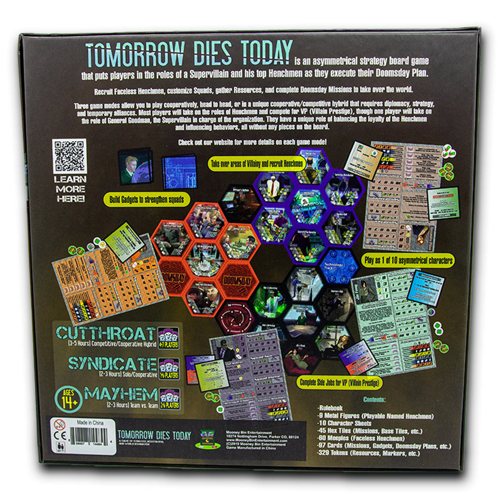 Tomorrow Dies Today (ONLINE ORDER ONLY)