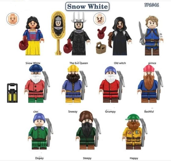 Enchanted Forest Princess & Companions – Custom Minifigure Fantasy Set (Online Only)