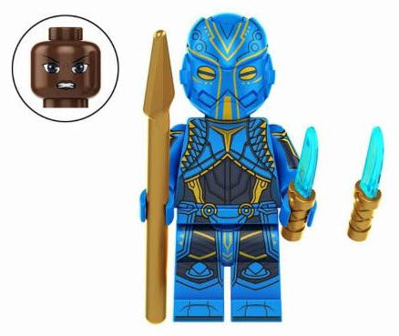 Blue Armor Guard Custom Minifig (Online Only)