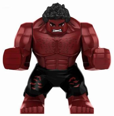 Red Hulk Custom Minifig – General Thunderbolt Ross (Online Only)