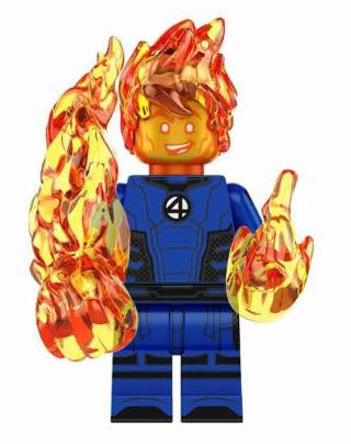 Flame Hero Custom Minifig (Online Only)