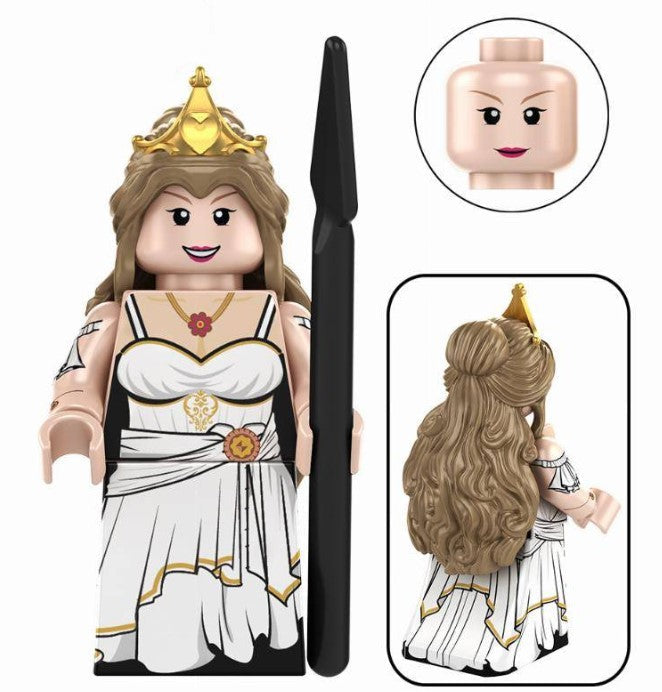 Greek Queen Goddess Custom Minifig (ONLINE ORDER ONLY)