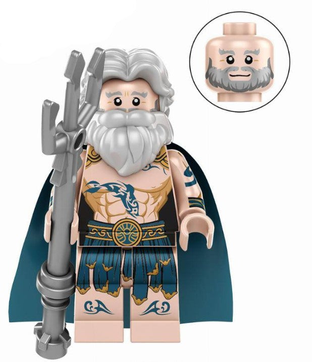 Sea God Custom Minifig (ONLINE ORDER ONLY)