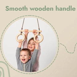 Trapeze swing bar with rings (ONLINE ORDER ONLY)