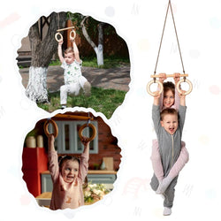 Trapeze swing bar with rings (ONLINE ORDER ONLY)