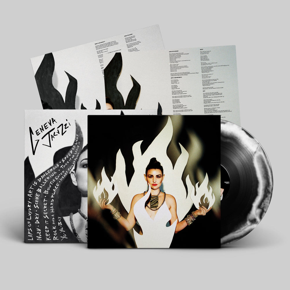 Geneva Jacuzzi - Triple Fire (Black/White Smash) [Vinyl] (ONLINE ORDER ONLY)