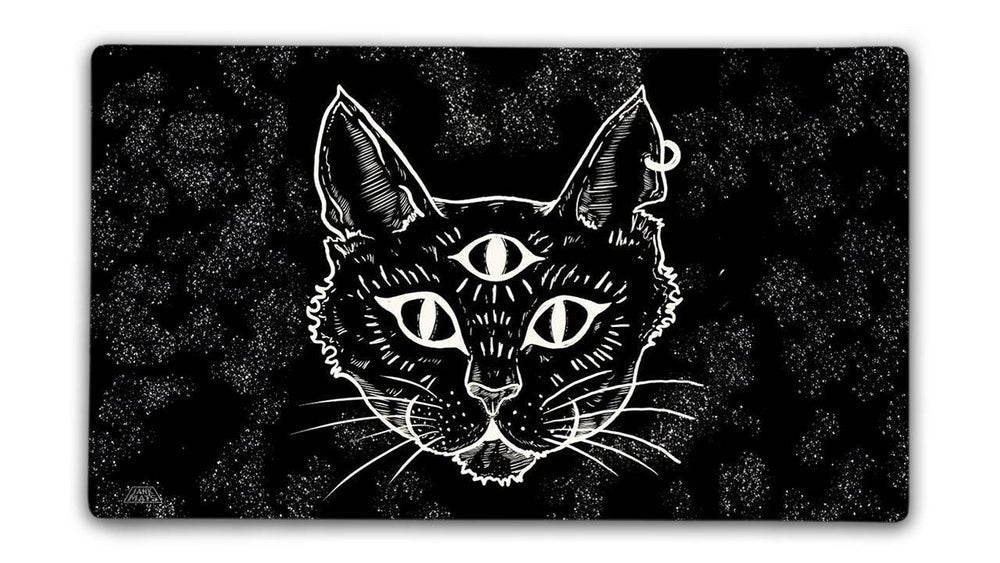 Trippy Cat Gaming Mat (ONLINE ORDER ONLY)
