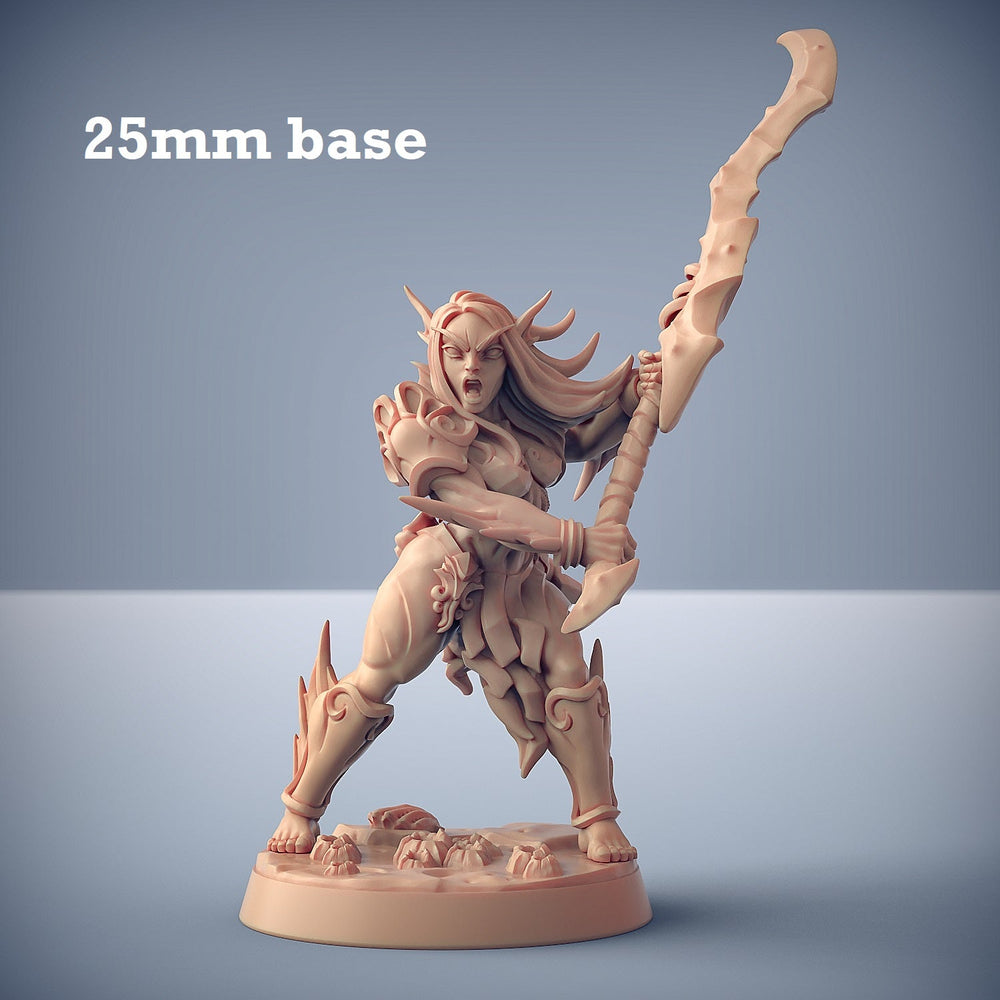 Triton Raider: Sculpt E (Female Merfolk Soldier) (Online Only)