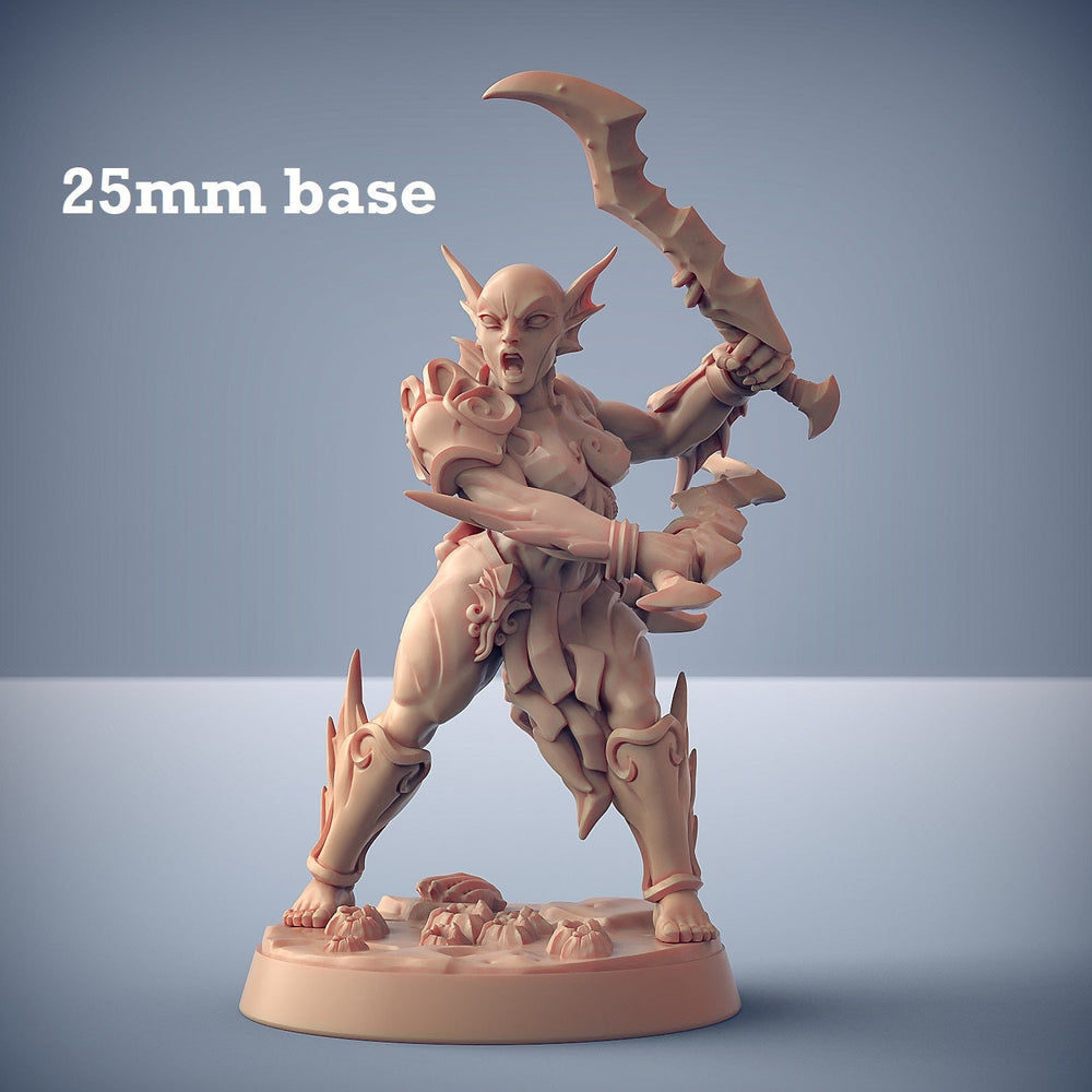 Triton Raider: Sculpt E (Female Merfolk Soldier) (Online Only)