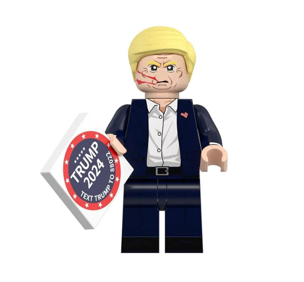 Trump Fight for Freedom Custom Minifig (Online Only)