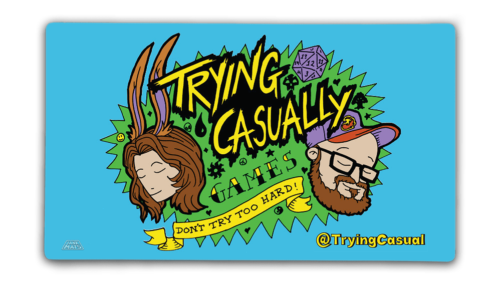 Trying Casually Blue Playmat (ONLINE ORDER ONLY)