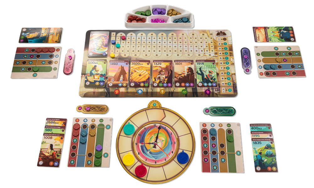 Trekking Through History - Kickstarter Edition: Includes Solo Mode (ONLINE ORDER ONLY)