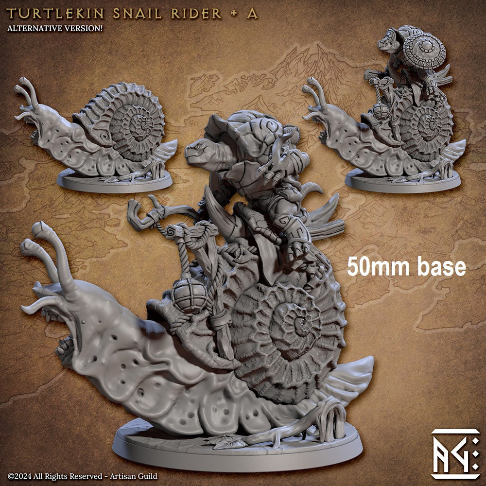 Turtlekin Snail Rider (Base Sculpt A) (Online Only)