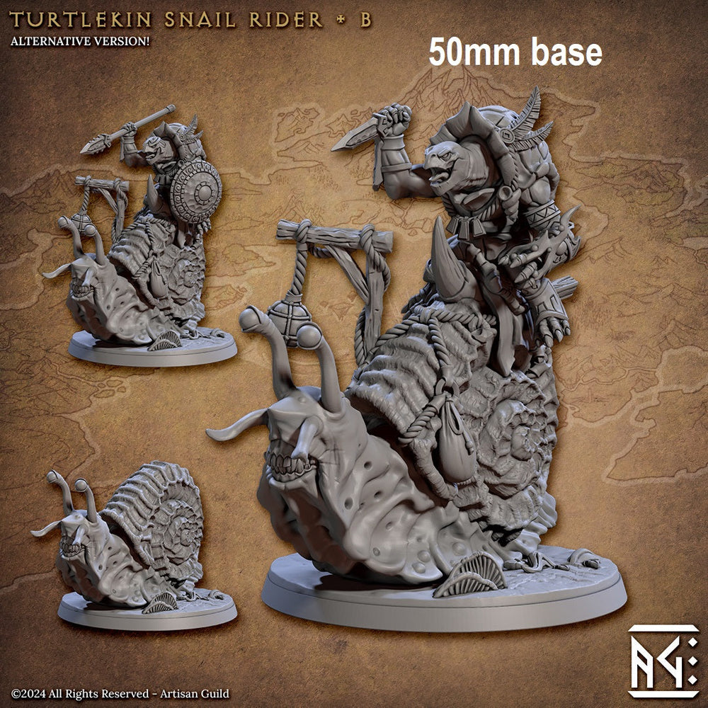 Turtlekin Snail Rider (Base Sculpt B) (Online Only)