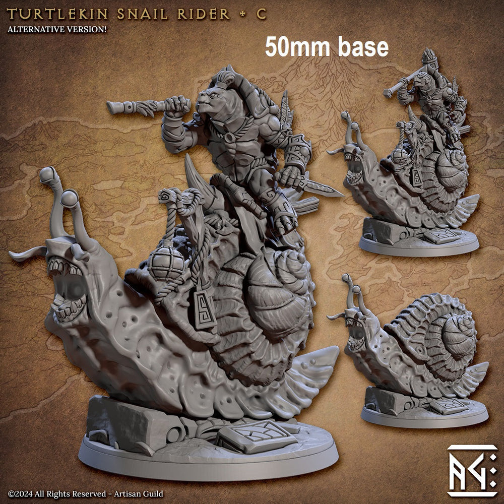 Turtlekin Snail Rider (Base Sculpt C) (Online Only)