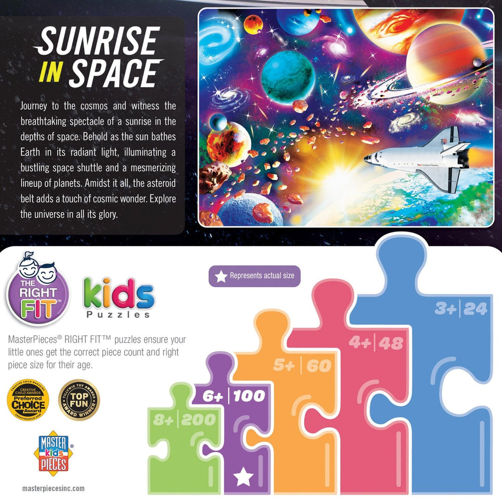 Sunrise in Space 100 Piece Jigsaw Puzzle (ONLINE ORDER ONLY)