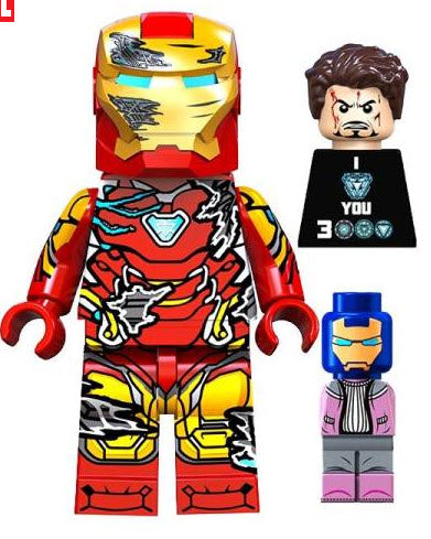 Iron Man Battle Damaged Custom Minifig (Online Only)