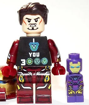 Iron Man Custom Minifigure – The Genius Billionaire in High-Quality ABS Plastic! (Online Only)