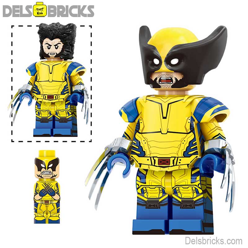 Wolverine from Deadpool & Wolverine Marvel MCU Lego Minifigures Custom Toys 2 (ONLINE ORDER ONLY)