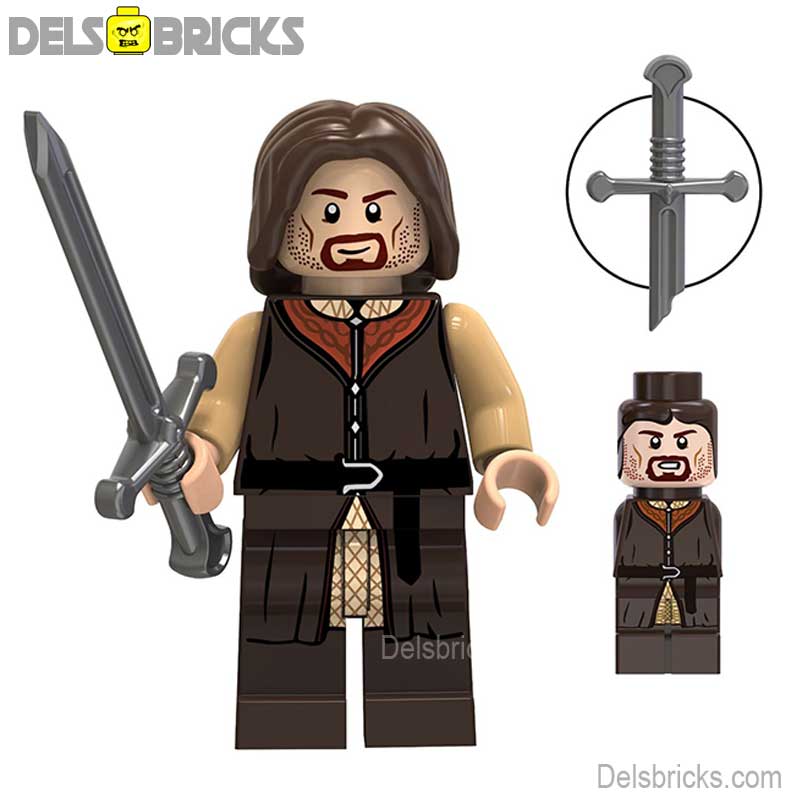 Aragorn Lord of The Rings Lego Minifigures Custom Toys (ONLINE ORDER ONLY)